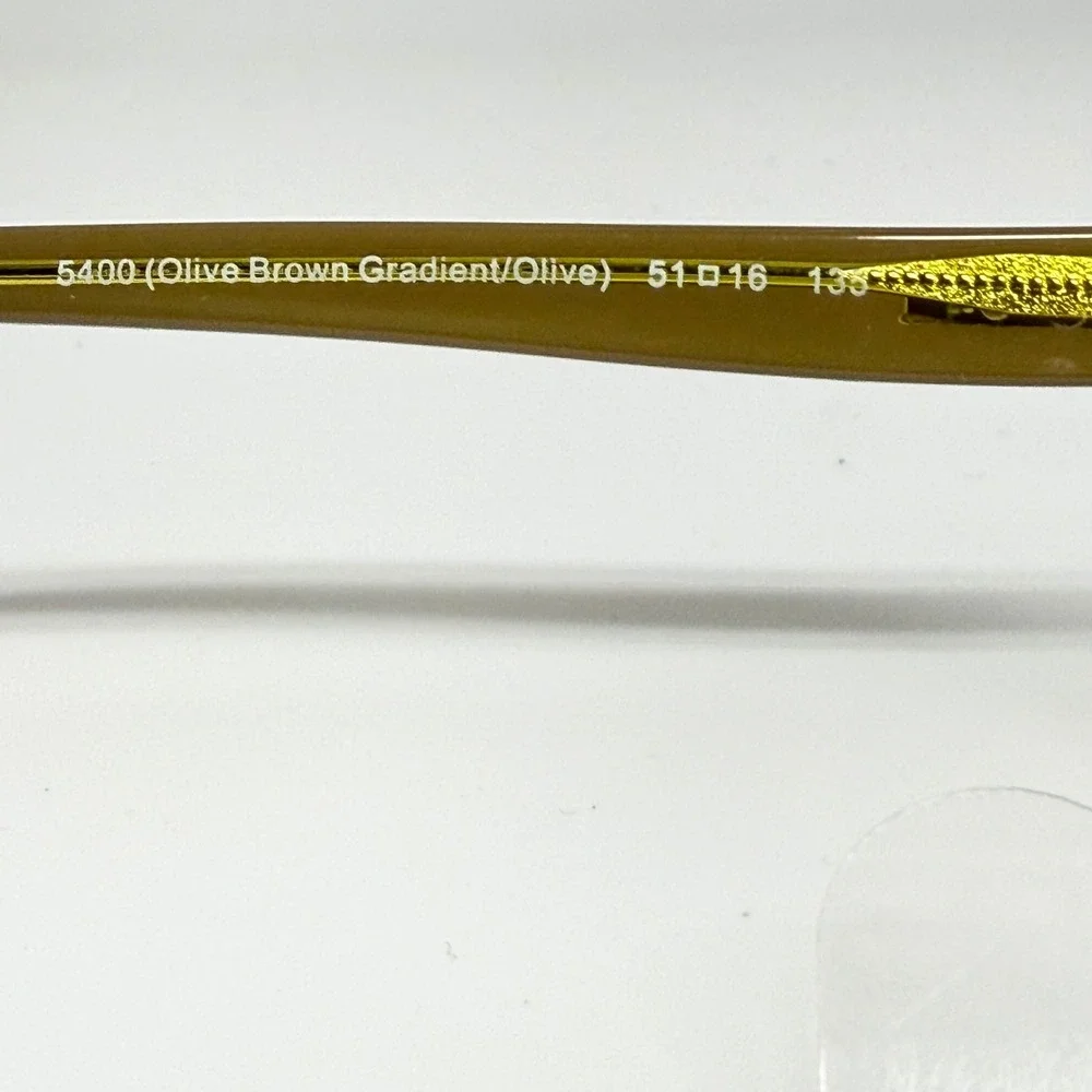 Coach HC6089 Eyeglasses Olive Brown Gradient Olive Green Frames 51-16-135 5400
